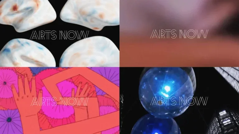 A quadrant of different artistic background with the the words 